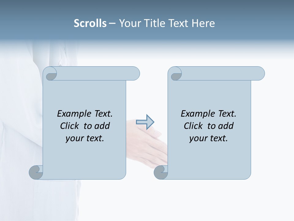 Condone Isolated Muslim Dress PowerPoint Template