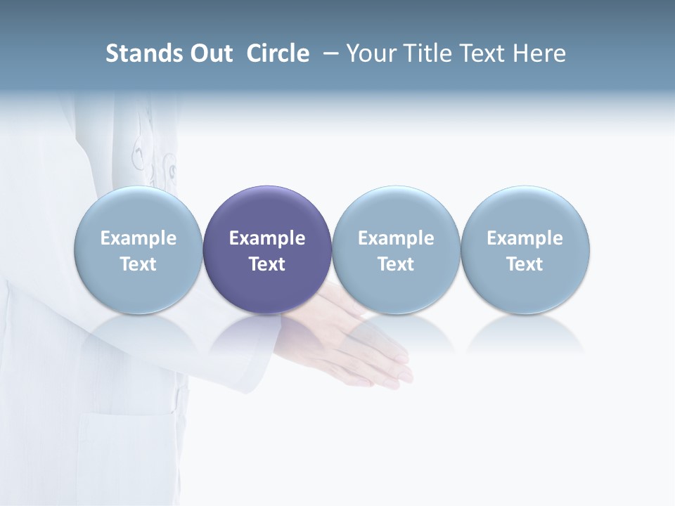 Condone Isolated Muslim Dress PowerPoint Template