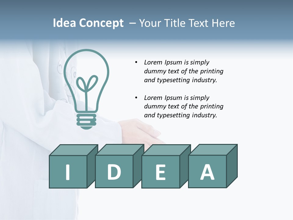 Condone Isolated Muslim Dress PowerPoint Template