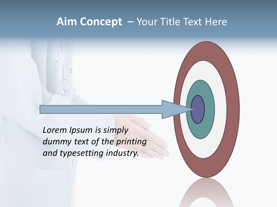 Condone Isolated Muslim Dress PowerPoint Template