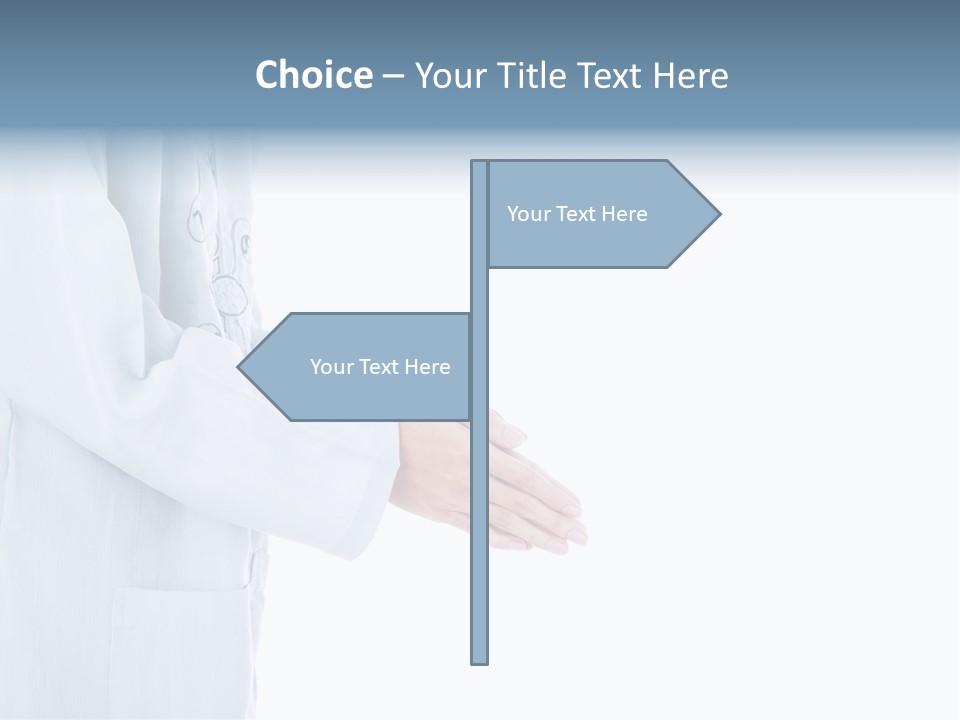 Condone Isolated Muslim Dress PowerPoint Template