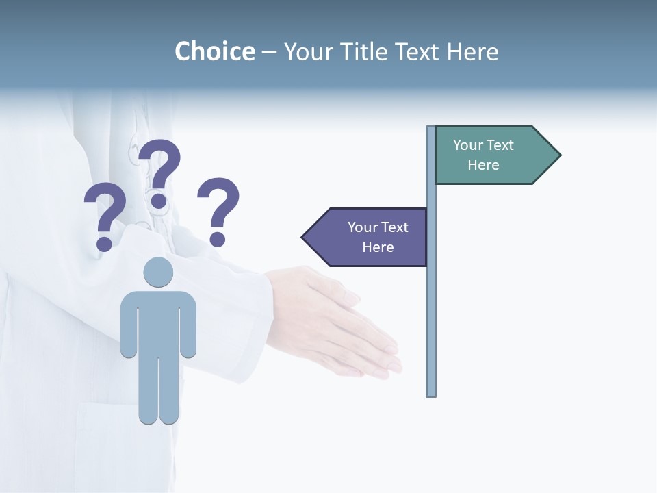 Condone Isolated Muslim Dress PowerPoint Template