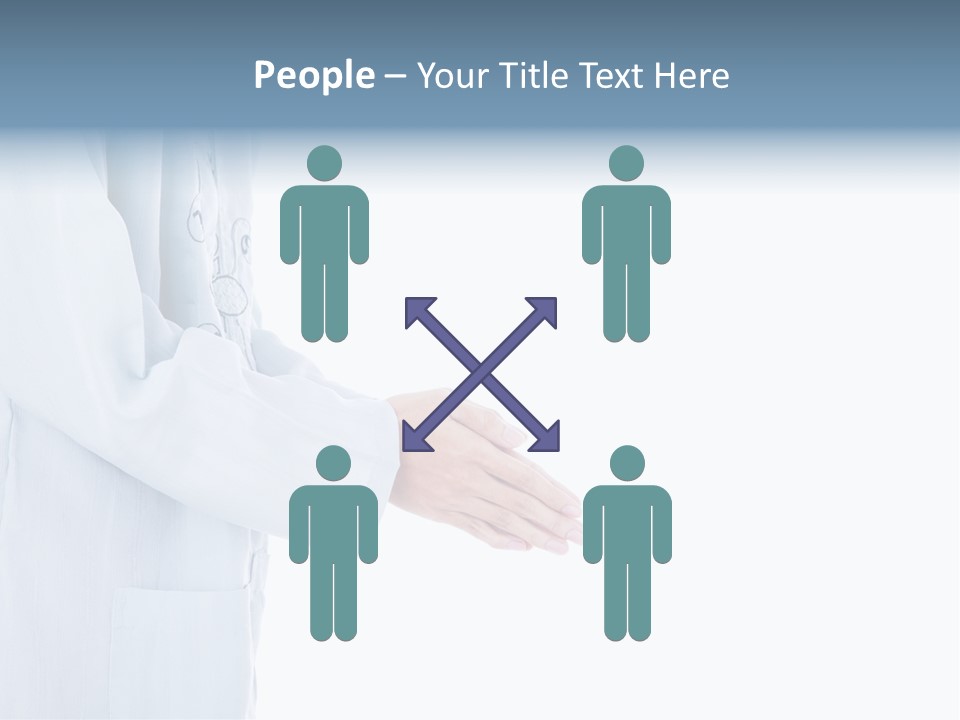 Condone Isolated Muslim Dress PowerPoint Template