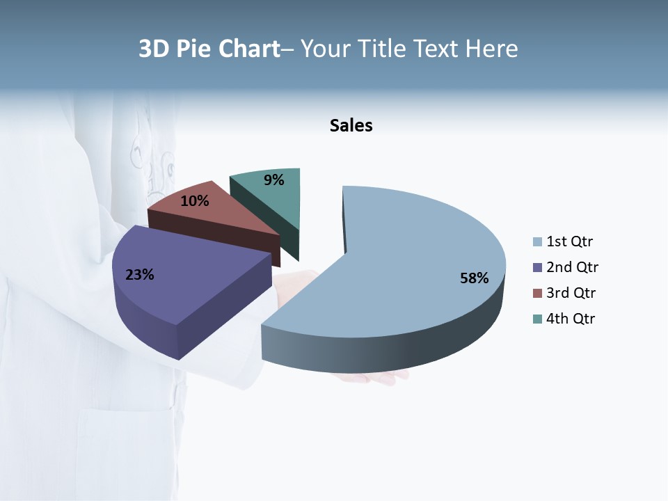 Condone Isolated Muslim Dress PowerPoint Template