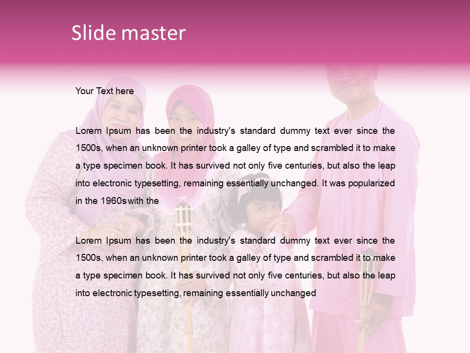 Family Ul Fitr Fasting PowerPoint Template