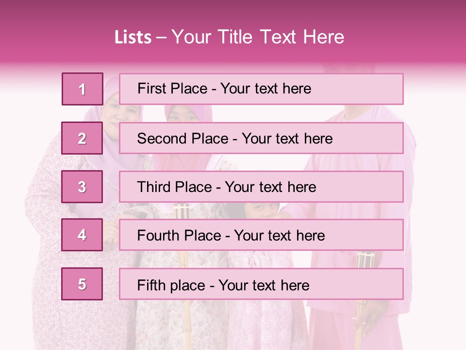 Family Ul Fitr Fasting PowerPoint Template
