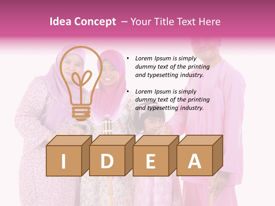 Family Ul Fitr Fasting PowerPoint Template