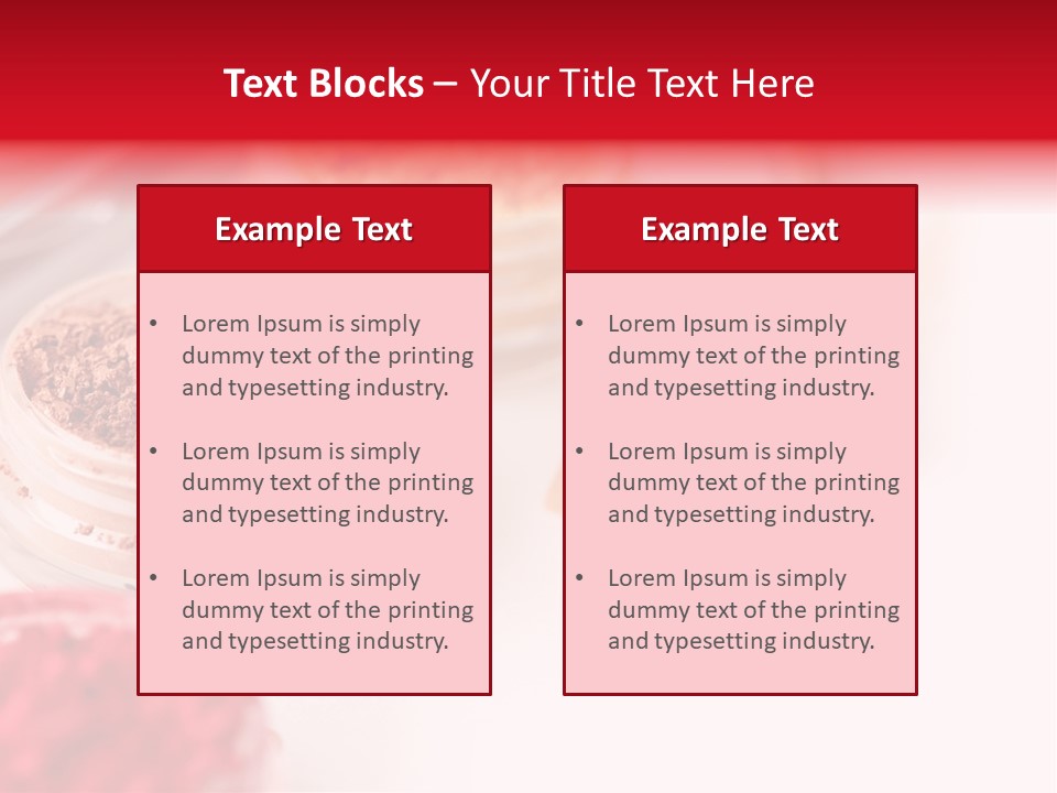 Lip Gloss Dark Particle PowerPoint Template