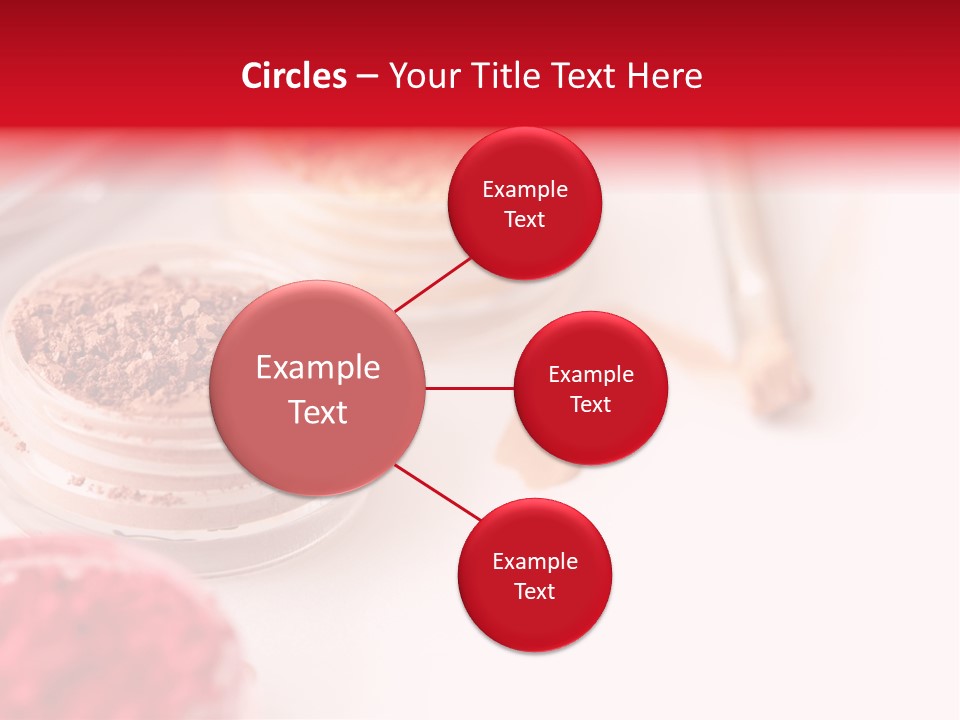 Lip Gloss Dark Particle PowerPoint Template