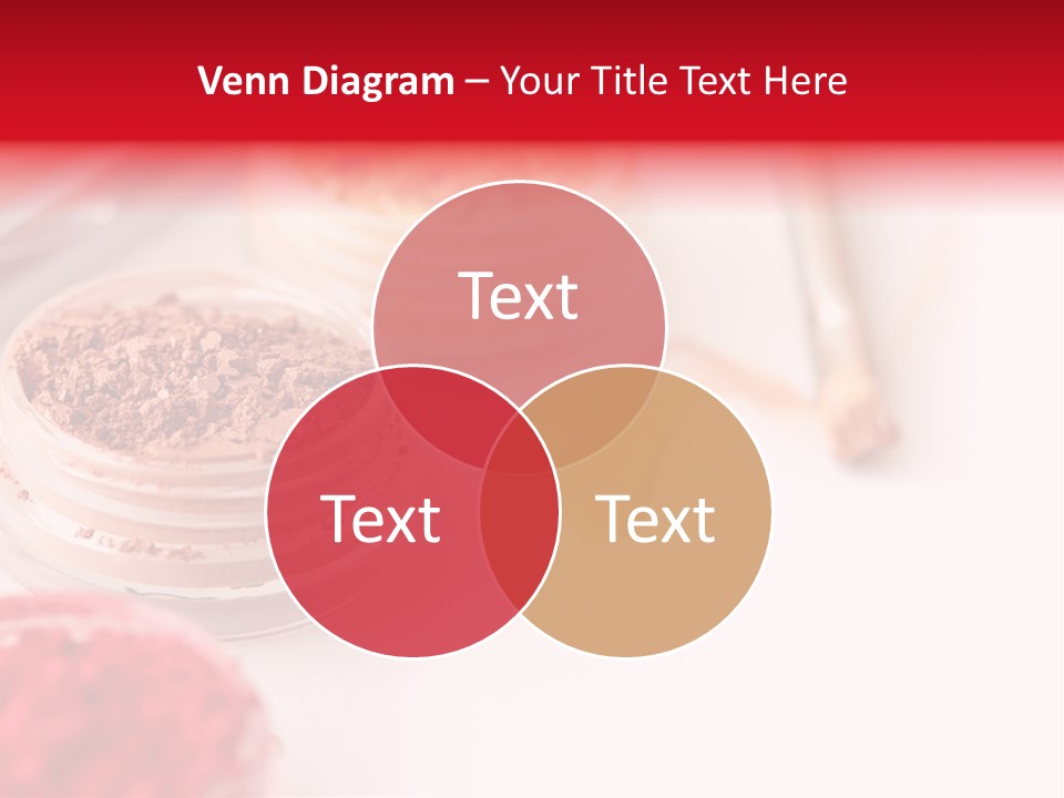 Lip Gloss Dark Particle PowerPoint Template