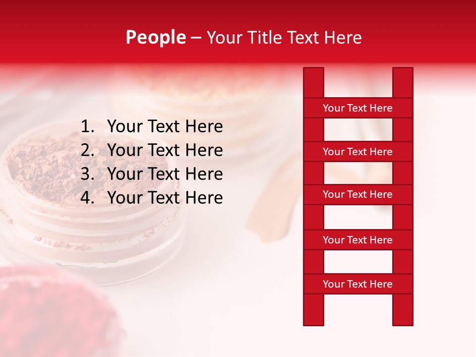 Lip Gloss Dark Particle PowerPoint Template