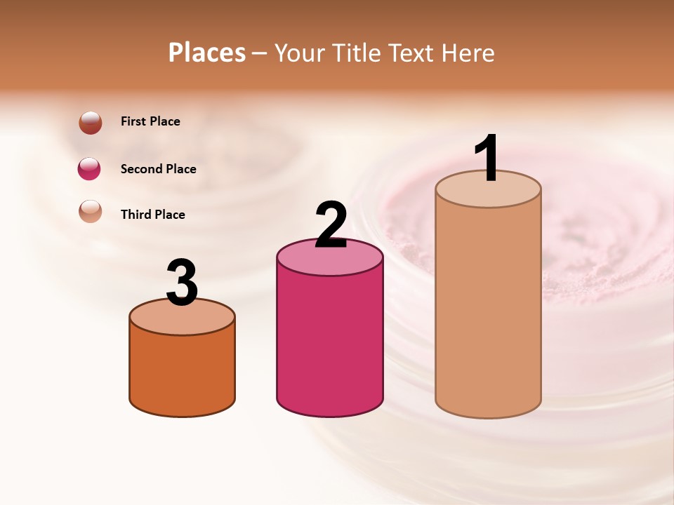 Closeup Ceremonial Make Up Bronze PowerPoint Template