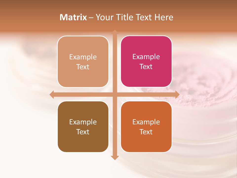 Closeup Ceremonial Make Up Bronze PowerPoint Template