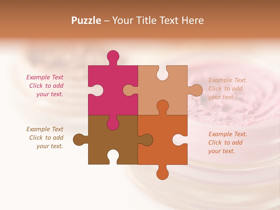 Closeup Ceremonial Make Up Bronze PowerPoint Template