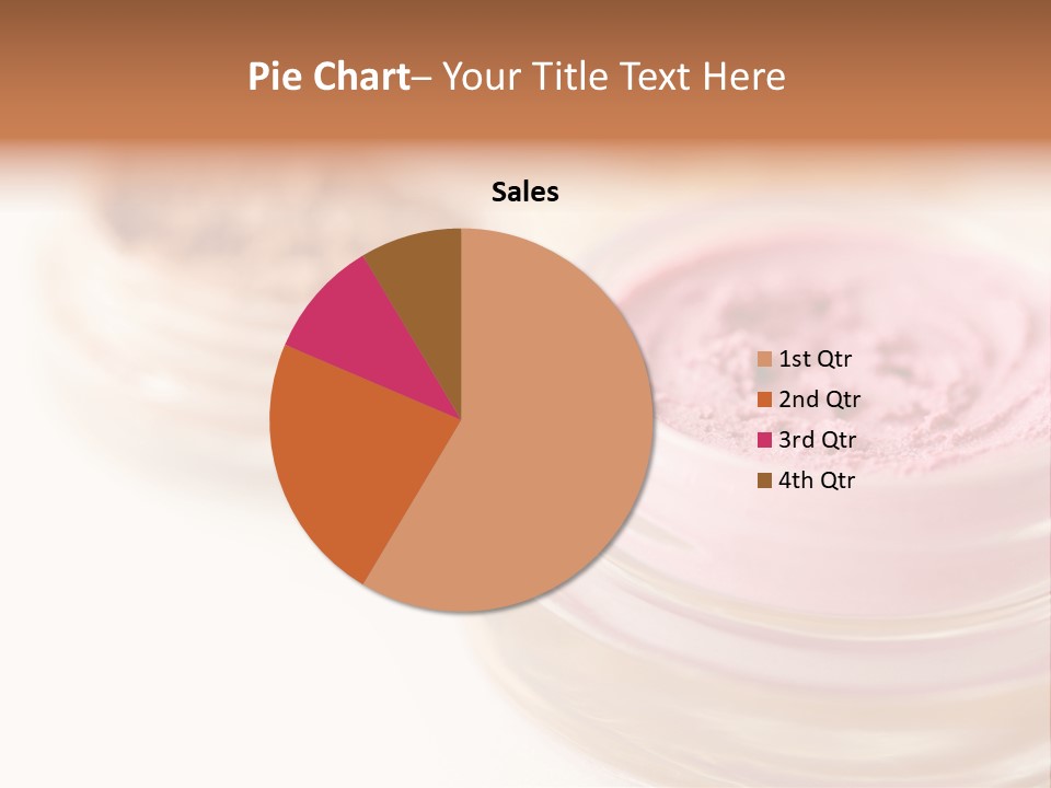 Closeup Ceremonial Make Up Bronze PowerPoint Template