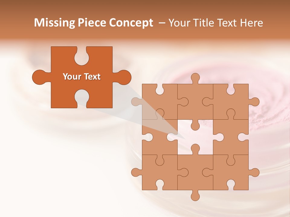 Closeup Ceremonial Make Up Bronze PowerPoint Template