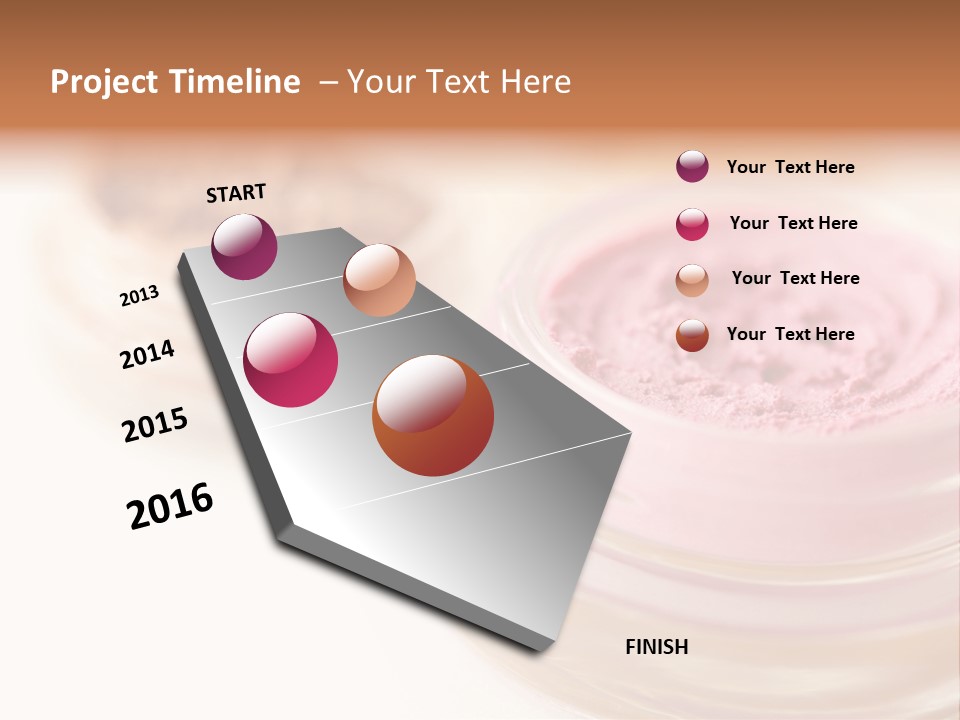 Closeup Ceremonial Make Up Bronze PowerPoint Template