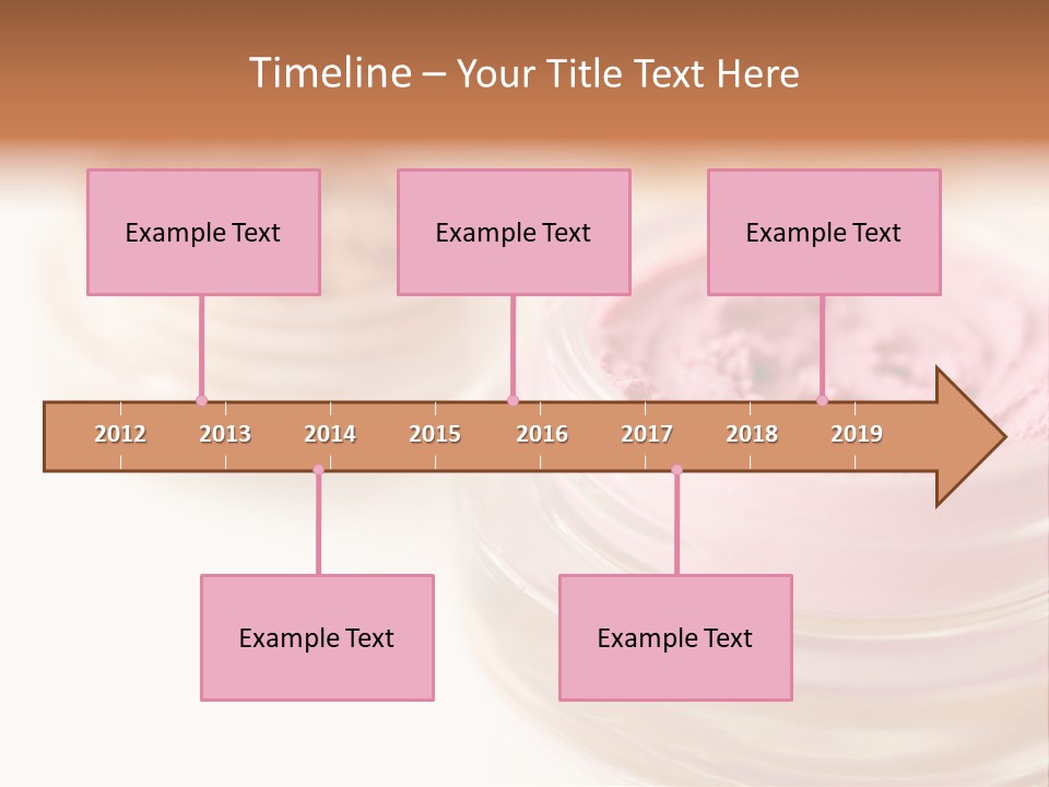 Closeup Ceremonial Make Up Bronze PowerPoint Template