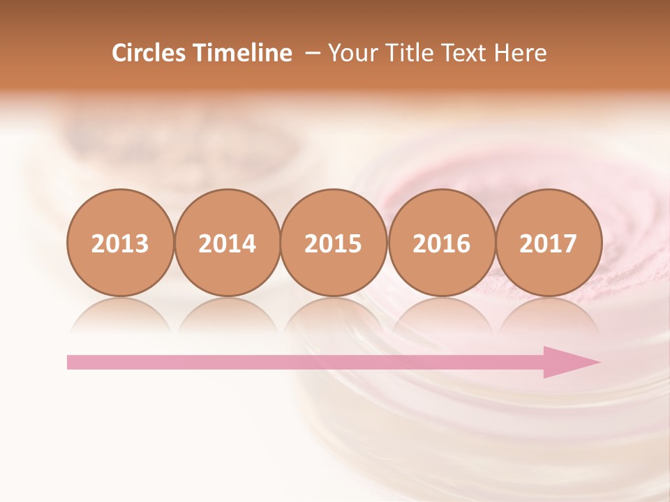 Closeup Ceremonial Make Up Bronze PowerPoint Template