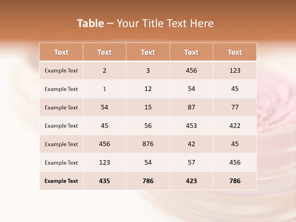 Closeup Ceremonial Make Up Bronze PowerPoint Template