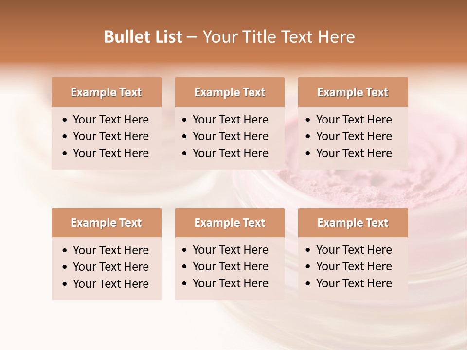 Closeup Ceremonial Make Up Bronze PowerPoint Template