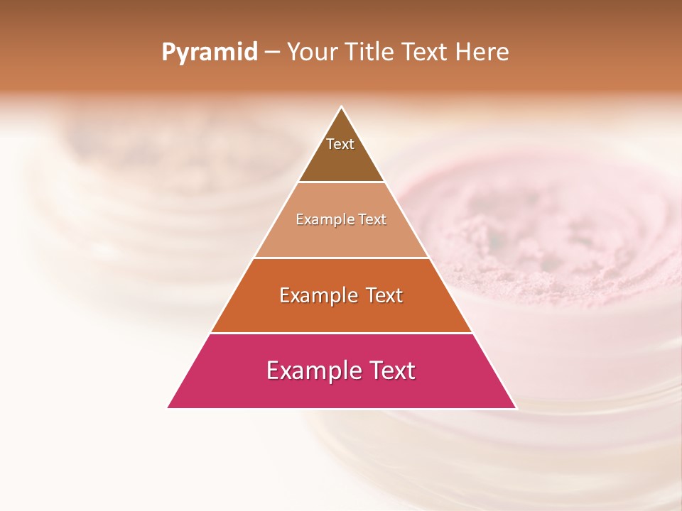 Closeup Ceremonial Make Up Bronze PowerPoint Template