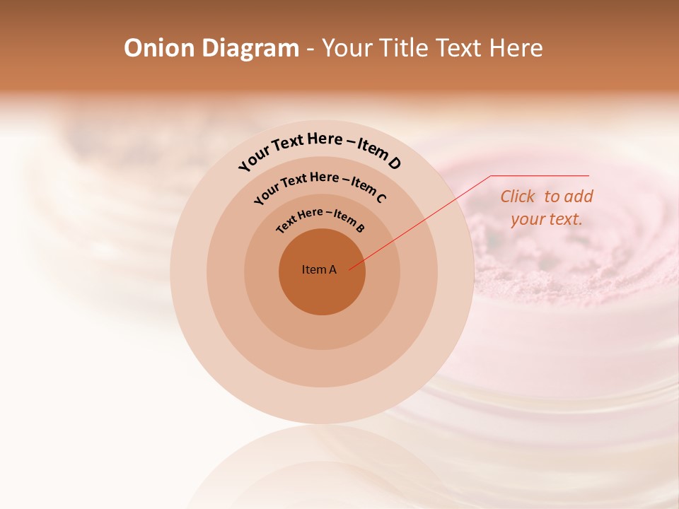 Closeup Ceremonial Make Up Bronze PowerPoint Template