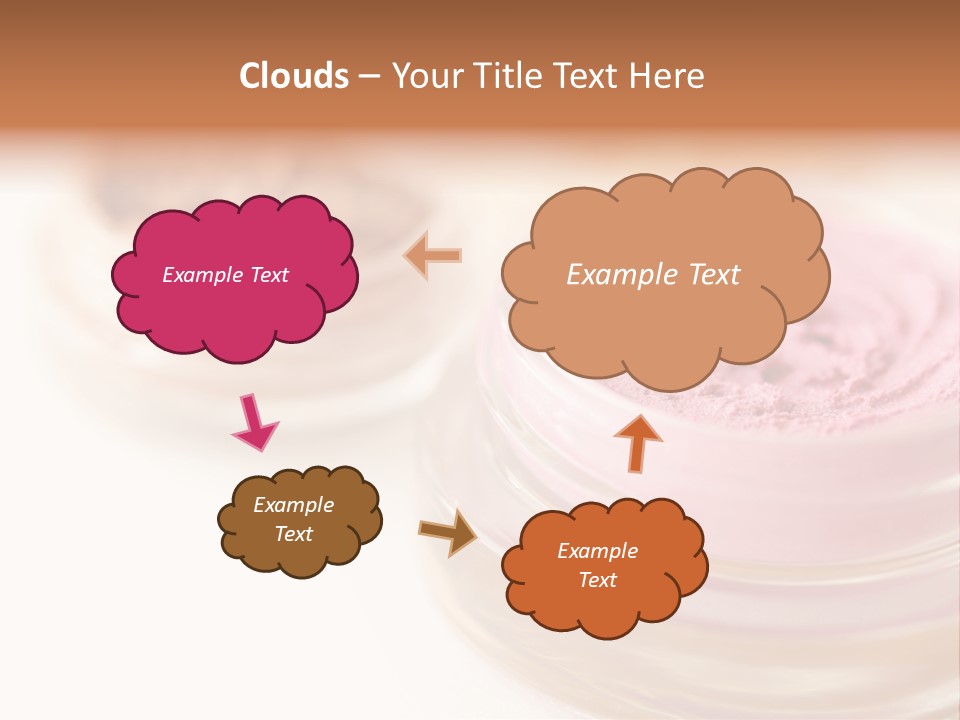 Closeup Ceremonial Make Up Bronze PowerPoint Template