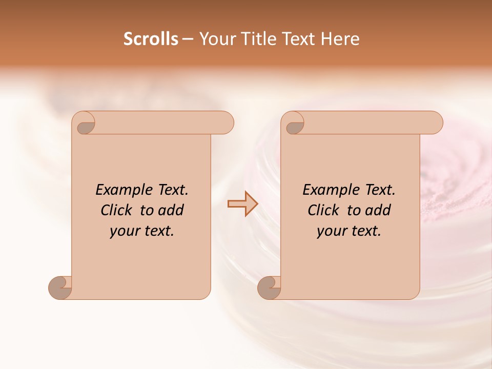 Closeup Ceremonial Make Up Bronze PowerPoint Template