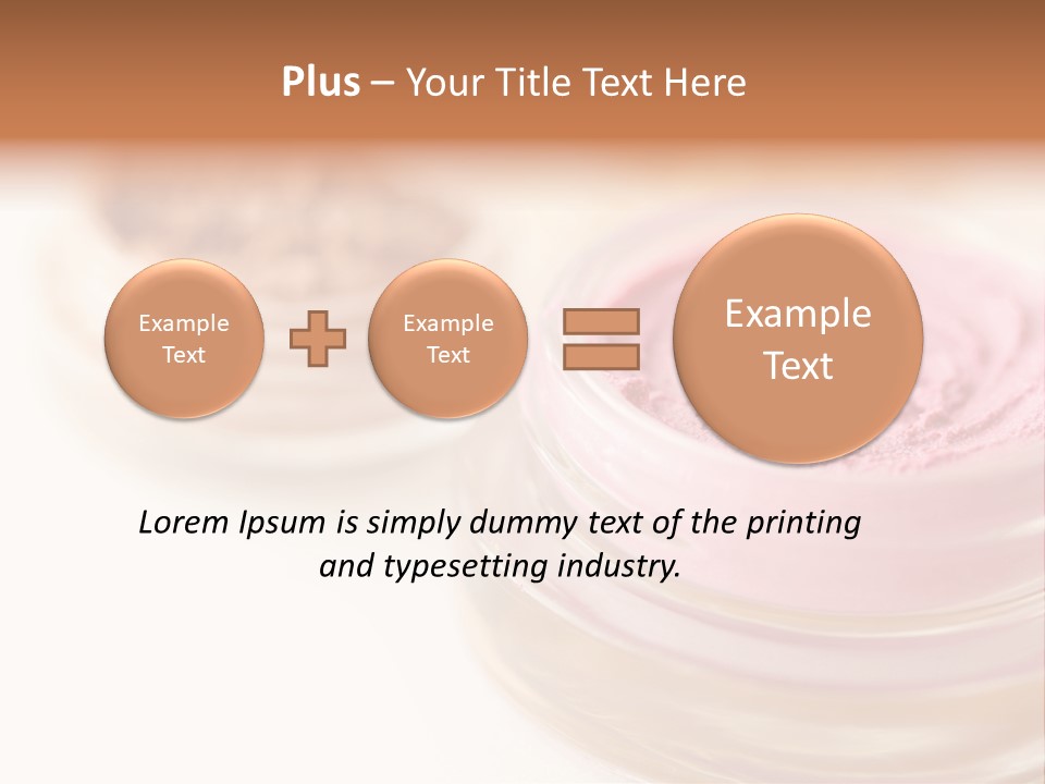 Closeup Ceremonial Make Up Bronze PowerPoint Template