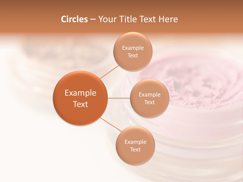 Closeup Ceremonial Make Up Bronze PowerPoint Template