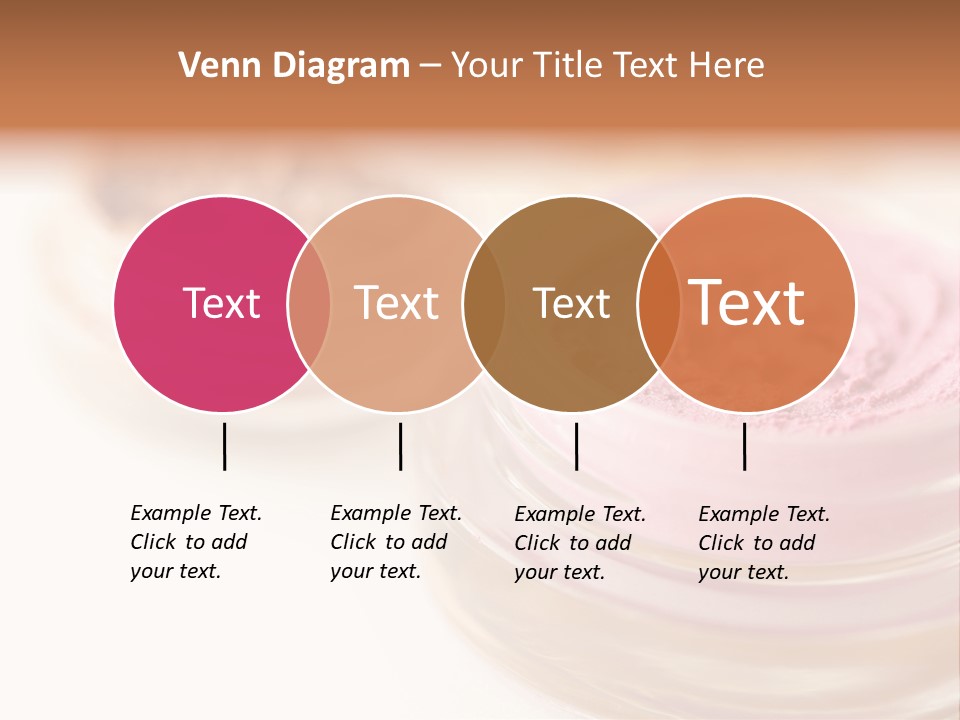 Closeup Ceremonial Make Up Bronze PowerPoint Template