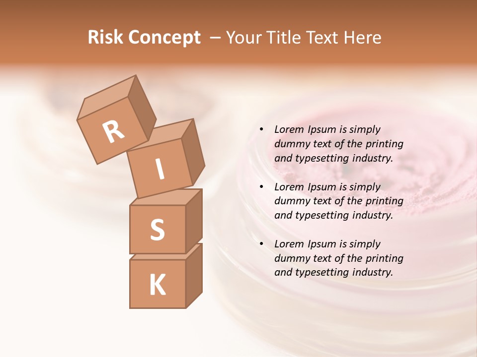 Closeup Ceremonial Make Up Bronze PowerPoint Template