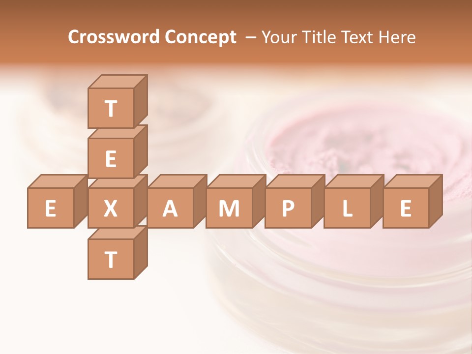 Closeup Ceremonial Make Up Bronze PowerPoint Template