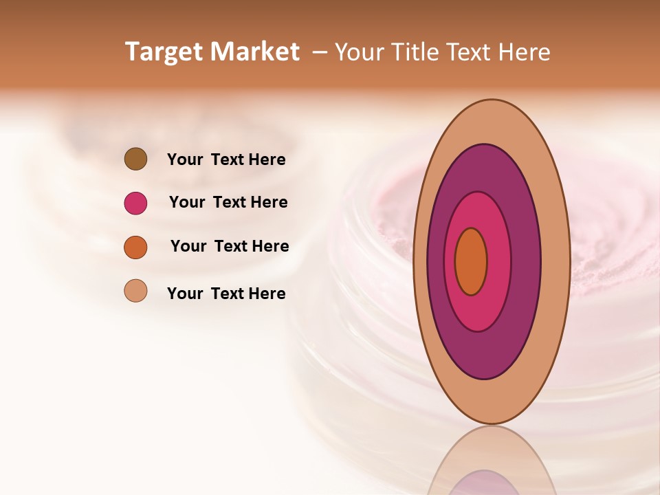 Closeup Ceremonial Make Up Bronze PowerPoint Template