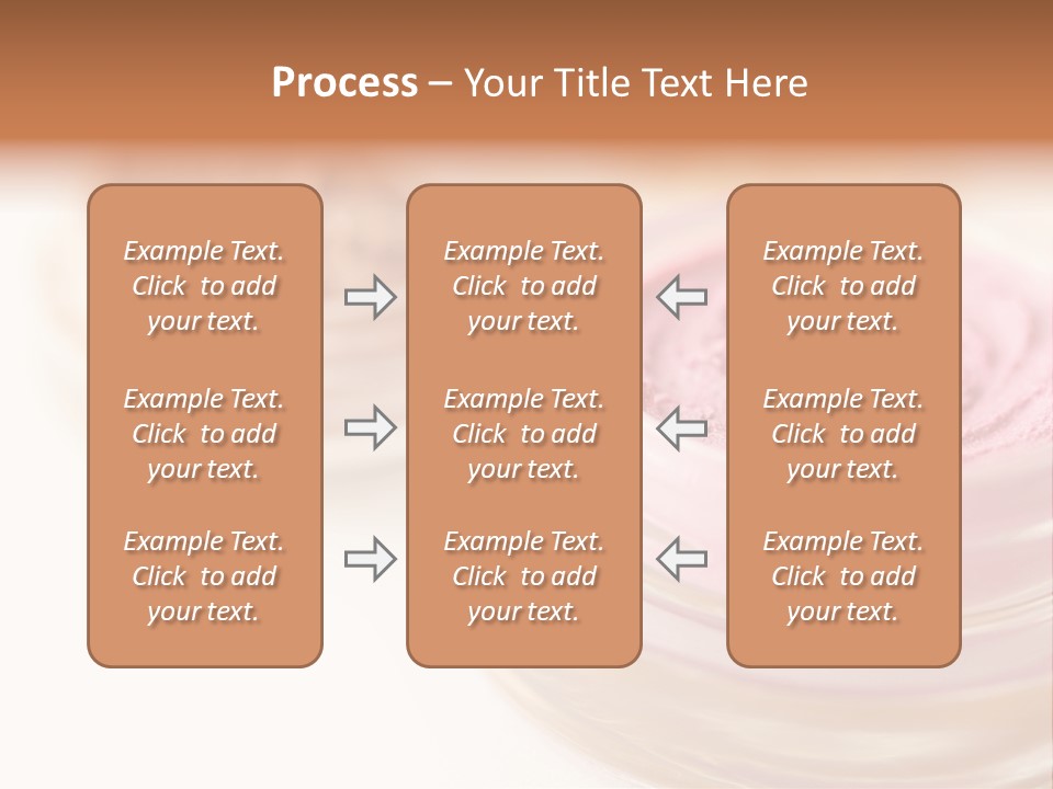 Closeup Ceremonial Make Up Bronze PowerPoint Template
