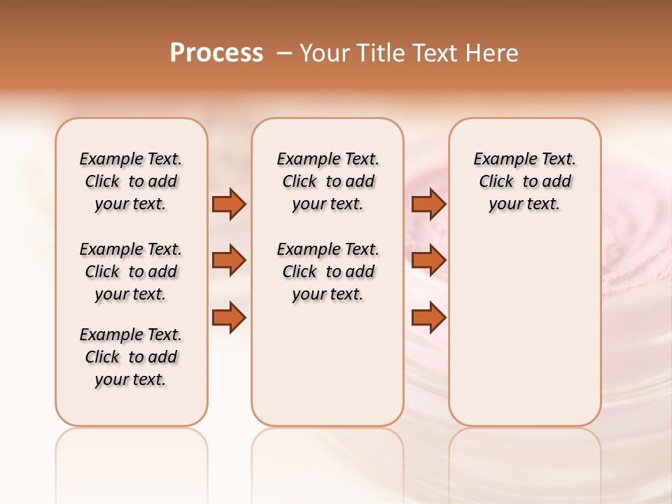 Closeup Ceremonial Make Up Bronze PowerPoint Template