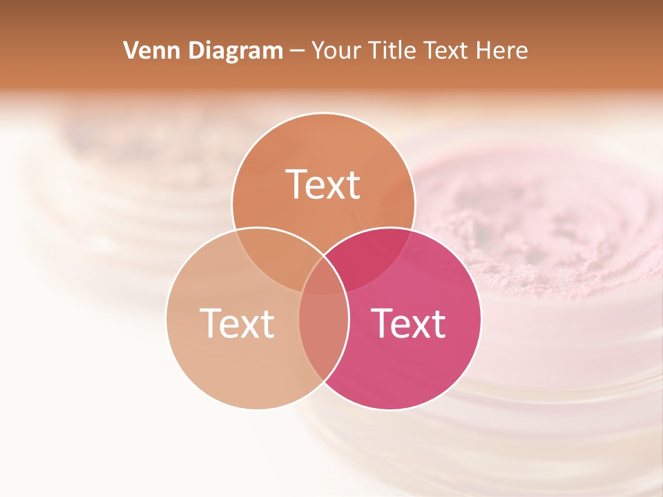 Closeup Ceremonial Make Up Bronze PowerPoint Template