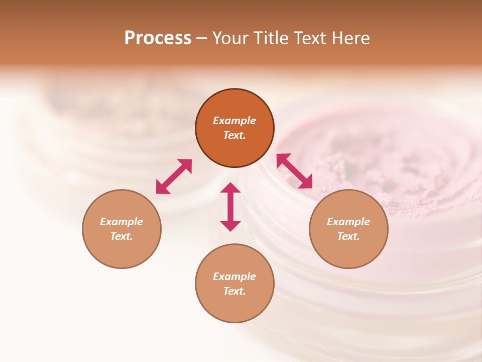 Closeup Ceremonial Make Up Bronze PowerPoint Template