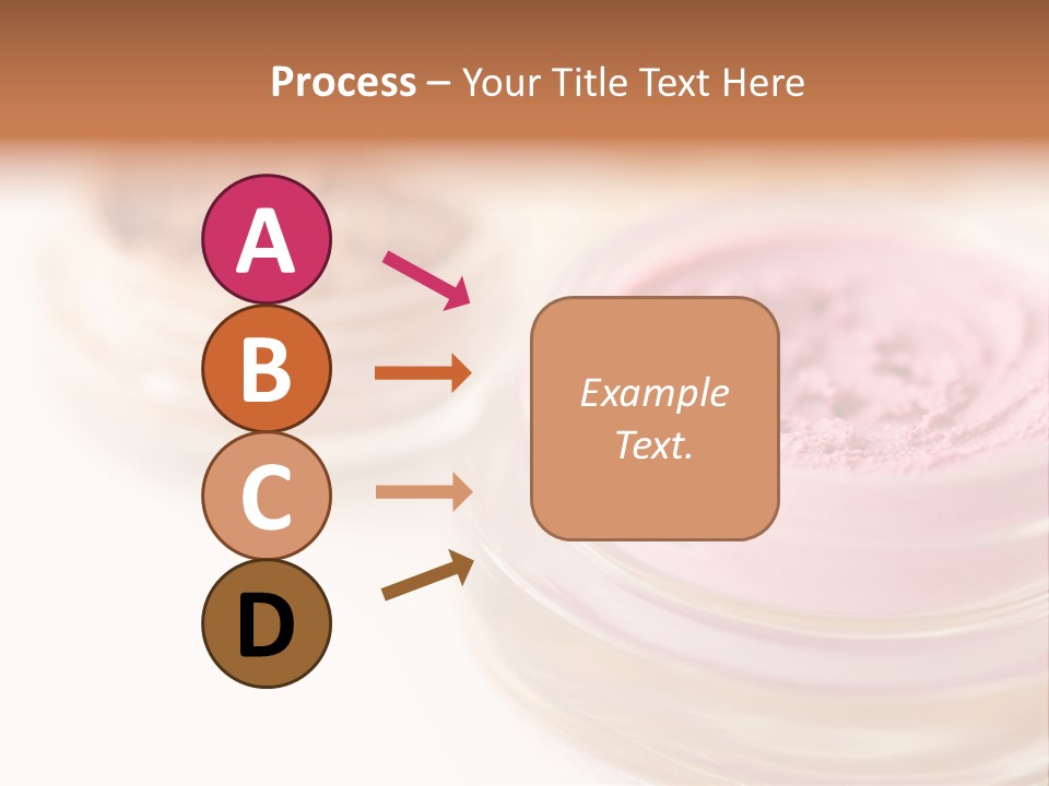 Closeup Ceremonial Make Up Bronze PowerPoint Template