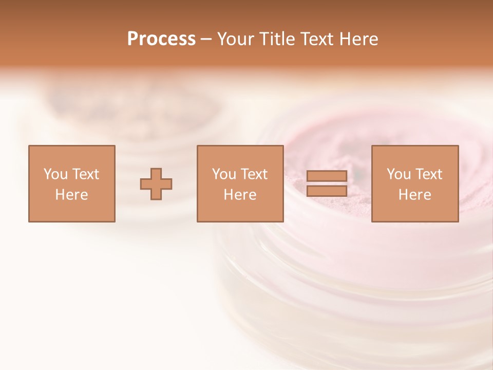 Closeup Ceremonial Make Up Bronze PowerPoint Template