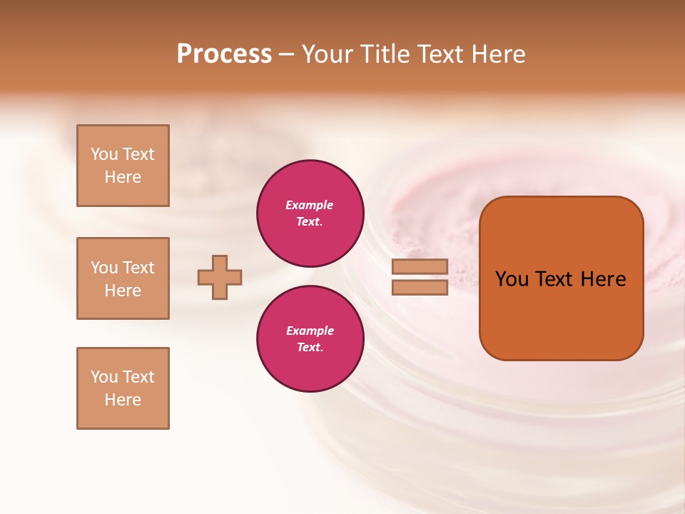 Closeup Ceremonial Make Up Bronze PowerPoint Template