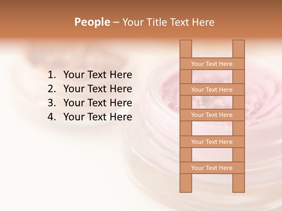 Closeup Ceremonial Make Up Bronze PowerPoint Template