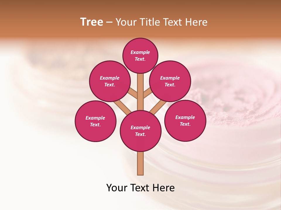 Closeup Ceremonial Make Up Bronze PowerPoint Template