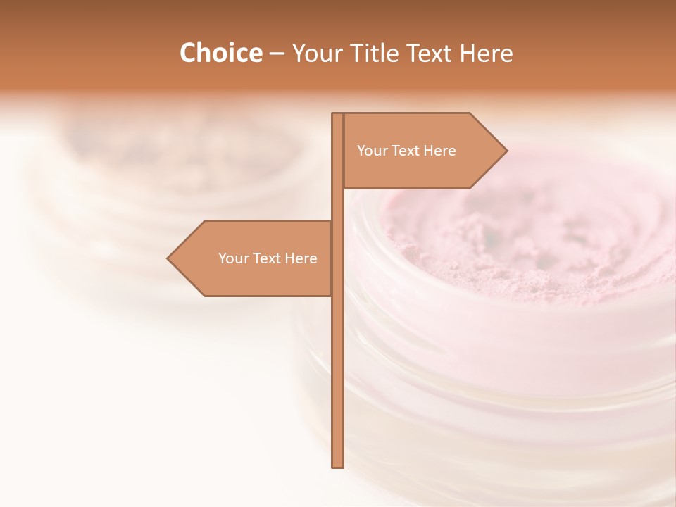 Closeup Ceremonial Make Up Bronze PowerPoint Template