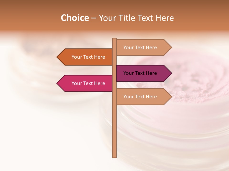 Closeup Ceremonial Make Up Bronze PowerPoint Template