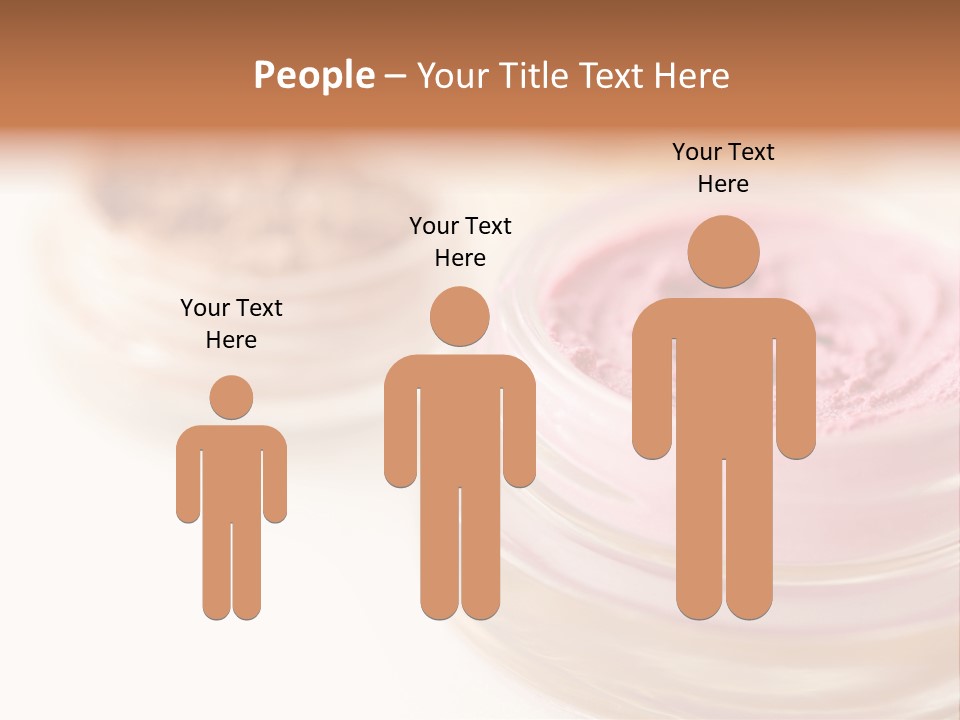 Closeup Ceremonial Make Up Bronze PowerPoint Template