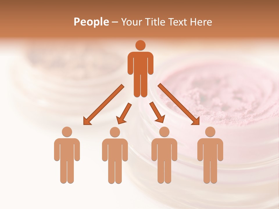 Closeup Ceremonial Make Up Bronze PowerPoint Template