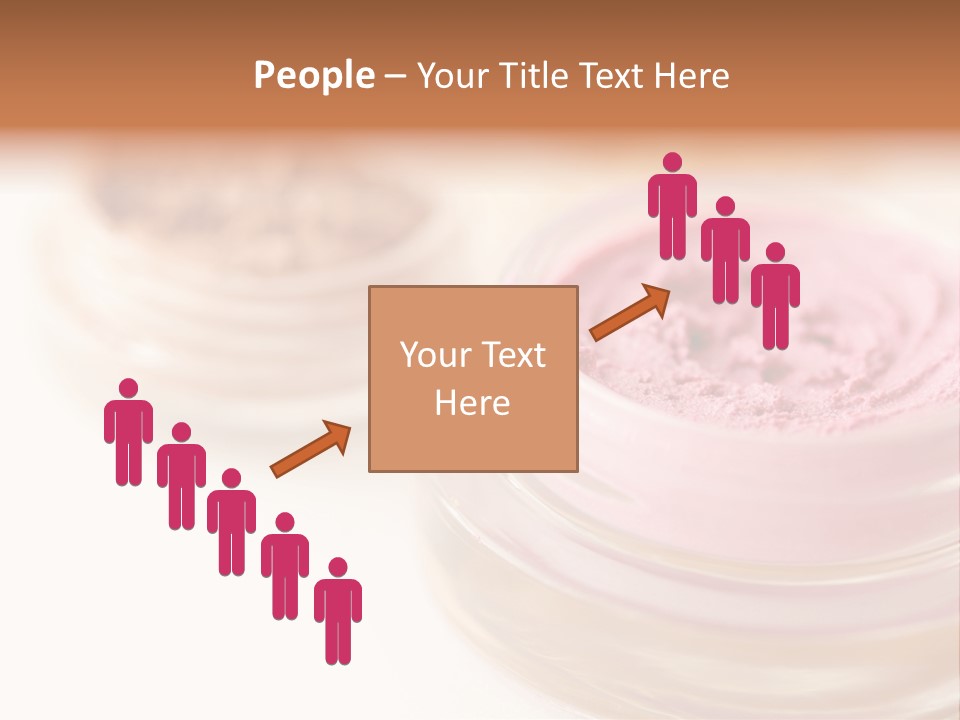 Closeup Ceremonial Make Up Bronze PowerPoint Template