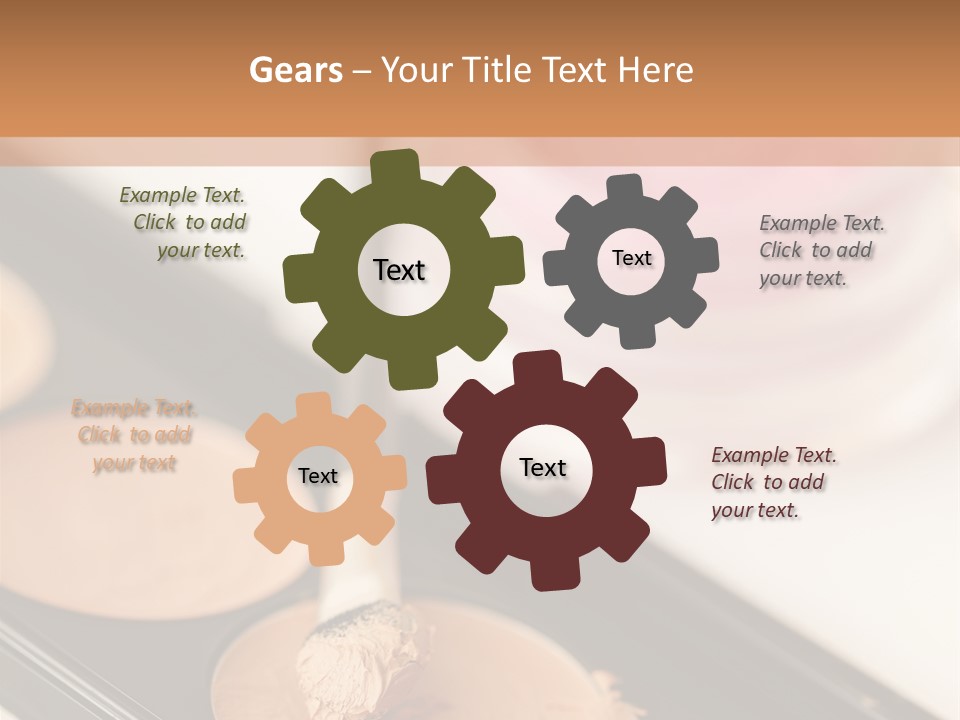 Dark Red Mineral PowerPoint Template